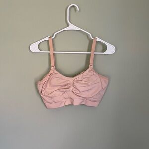Kindred Bravely Light Pink Ruched Bralette